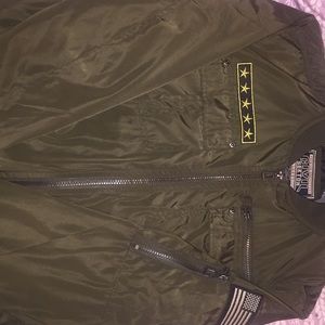 Hoodie Bomber Jacket Large